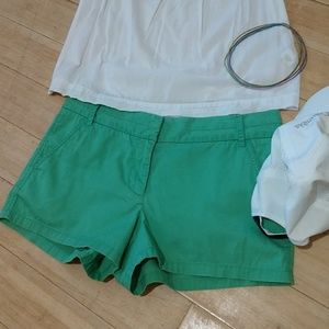 5/$25 Mint green J. Crew chino style short shorts, 4